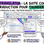 Infographie Sketchnote de la suite complète Magic Translator pour Thunderbird