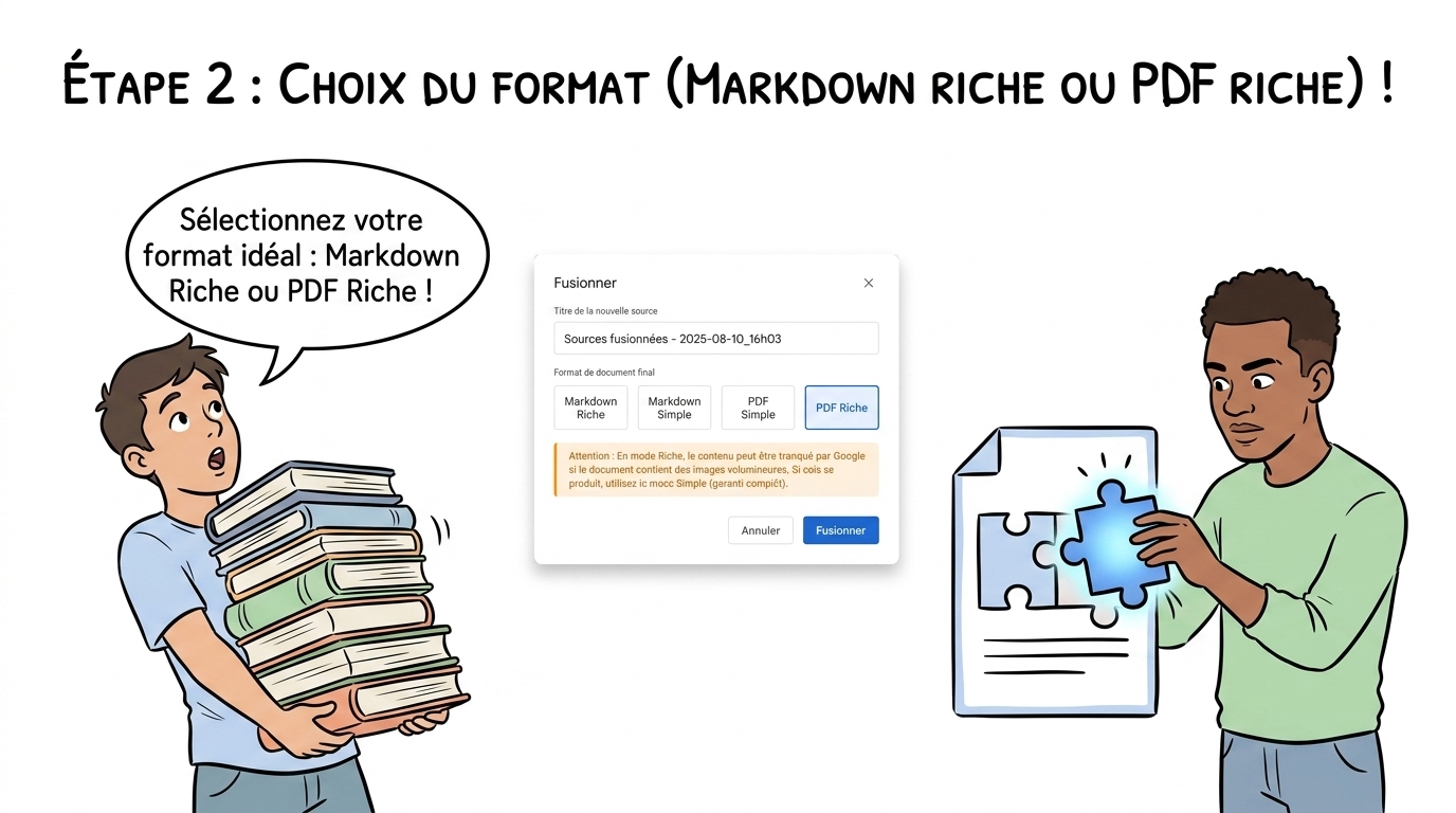 Etape 2 Choix du format Sketchnote Puzzle